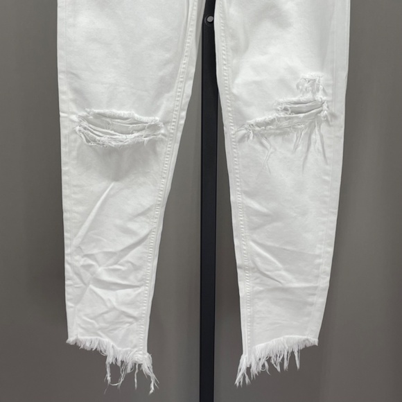 NEW American Eagle Outfitters Jeans Womens 00 white denim skinny preppy boho - Picture 3 of 13